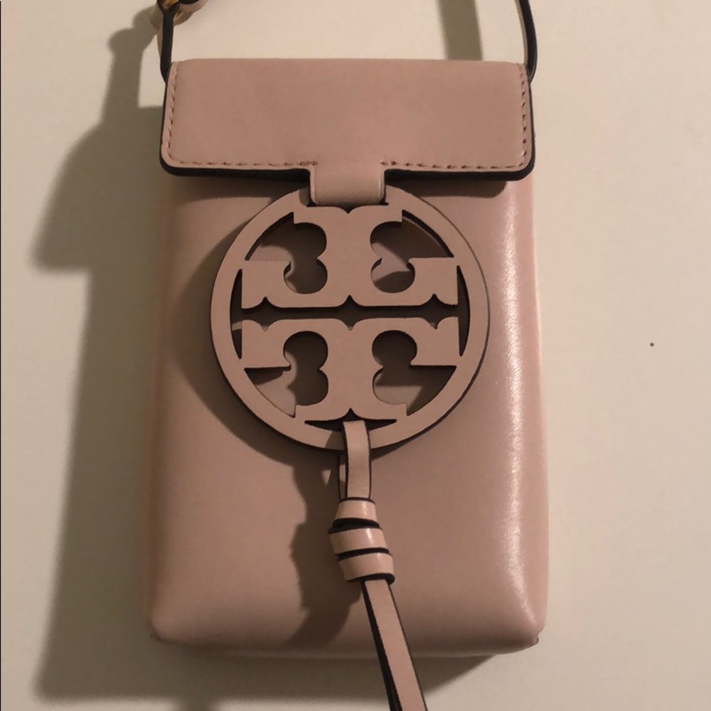 Tory Burch Miller Phone crossbody in Shell Pink